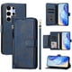 thumbnail image 1 of Funda Billetera Cremallera para Samsung Galaxy S25 Ultra con Porta Tarjetas, Soporte y Correa Azul, 1 of 5