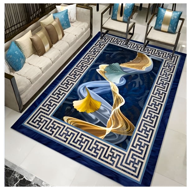 Alfombra Antideslizante Grande 200x300cm Estampada Moderna Para Piso