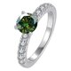 thumbnail image 5 of Anillos de Compromiso de Moissanita para Mujer 1 Uds Corte Redondo Color D Anillos de Diamante Rosa/azul/verde Moissanita de 4 Puntas Anillos de Aniversario Promesa Boda para Esposa Regalos con, 5 of 9