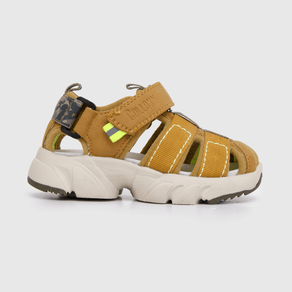SANDALIA COLLOKY STRAPS CHUNKY AMARILLO BEBES 430103 - Talla 27