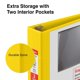 thumbnail image 3 of Binder Staples ST60223, 2 pulgadas, 3 anillos con vista en D, amarillo, 3 of 6