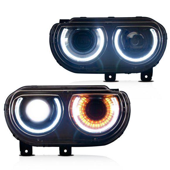 Faros Proyectores VLAND Dodge Challenger 2008‑2014 Secuencial