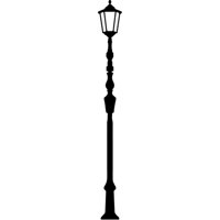 Rienda Libre Graphics - Decomural Classic Lamp Post Kitchen Ws-32454