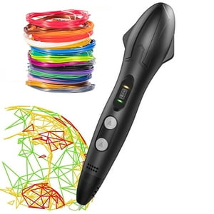 Castletec - Lapiz Impresora 3D Sm-03 Pla Abs + 54Mts Filamentos - Negro