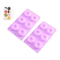 Genérico - Pack X2 Moldes Silicona Moldes De Silicona Donuts Mini Dona