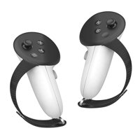 Genérico - Compatible Con Meta Quest 3/3S Estuche Protector Con Agarre Diseño Antideslizante Y Resistente A Caídas Correa De Muñeca Ajustable Abs Y Nailon Duraderos - Negro