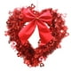 thumbnail image 5 of Corona de corazón con lazo, decoración del Día de San Valentín, corona de puerta, guirnalda Artificial para paredes, aniversario, ventanas interiores,, 5 of 5