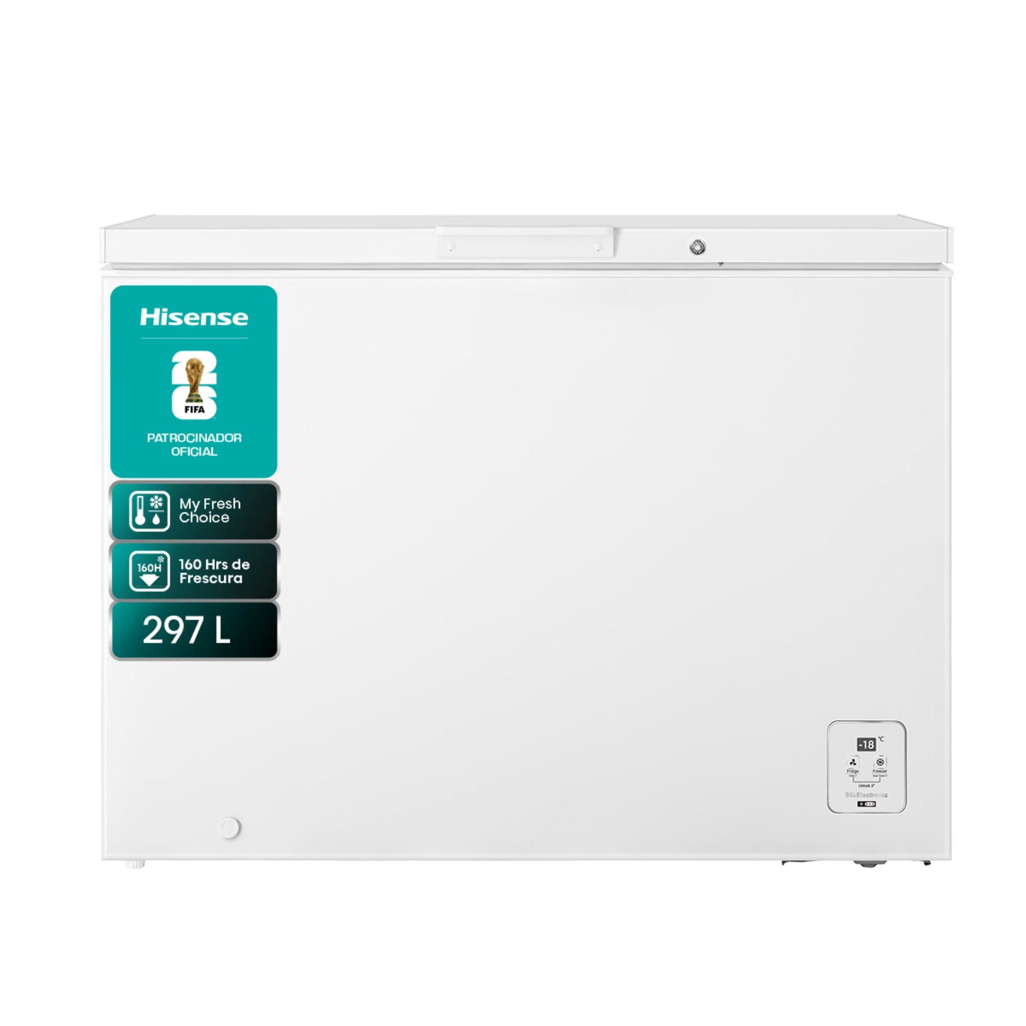 Freezer Hisense Horizontal / Ft300n1awf 297 Litros