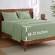 thumbnail image 1 of Juego de sábanas Bedsure Twin XL GentleSoft, transpirable, verde claro, 1 of 9
