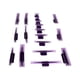 thumbnail image 5 of Juego De Lengüetas Extractoras De Eliminación De Abolladuras De Coche Kits De Herramientas De Reparación De Eliminación De Abolladuras De Coche Universal 18 Uds, 5 of 5