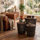 thumbnail image 4 of Set x3 Mesas Auxiliares de Cuerda Trenzada y Madera Living Decohogar, 4 of 8