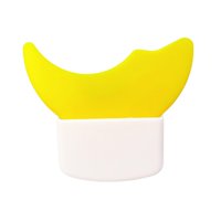 Ioensy - Plantillas De Delineador De Ojos Multifunción Plantilla De Silicona Lazy Quick Eye Makeup Tool 5.7Cmx5Cm Amarillo