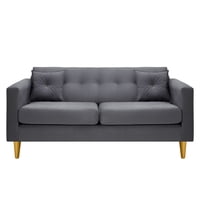 Bodevir - Sofa New Retro 3C Felpa 01 Gris