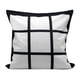 thumbnail image 4 of 15,7x15,7 Pulgadas Sublimación Panel En Blanco Funda De Almohada Sofá Funda De Cojín 9 Rejillas, 4 of 5