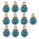 thumbnail image 2 of 10 Unidades 16mm Tiny Star Glass Ball Charms Colgante DIY Craft azul claro, 2 of 5