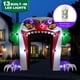 thumbnail image 3 of Arco inflable de Halloween ZPISF con forma de payaso gigante de 3 m para decoración exterior, 3 of 6