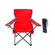 thumbnail image 2 of Silla Plegable Para Acampar Con Bolsa De Transporte Silla De Playa Para Viajes Patio Al Aire Libre Rojo, 2 of 5