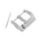 thumbnail image 1 of correa de reloj de acero inoxidable pin hebilla broche esqueleto cráneo 24 mm, 1 of 3