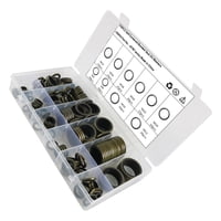 Magideal - Juego De Anillos De Goma O De 170 Piezas, Arandela De Sellado Surtida Con Caja De Transporte, Juego De Juntas De Arandela Surtidas De Anillos Sellados