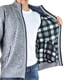 thumbnail image 3 of Chaleco Sweater Frisado Hombre Cuello Alto Con Cierre 2099, 3 of 6