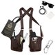 thumbnail image 1 of Bandolera clásica herencia hombro pecho satchel hombre ajustable cuero armadura anti carteristas bandolera, 1 of 7