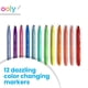 thumbnail image 2 of Rotuladores que cambian de color Ooly Switch-eroo Sparkle, paquete de 12, 2 of 7