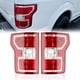 thumbnail image 1 of Par de luces traseras HECASA F-150 2018-2020 rojo/cromo, 1 of 9