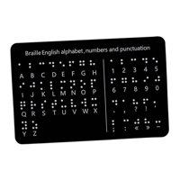 Bothyi - Tablero Del Alfabeto Braille Tablero De Braille Para Personas Con Discapacidad Visual Aprendizaje En La Oficina