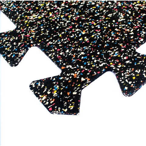 Qrubber - Plancha Epdm Gym Puzzle Mix Color - 1Mx1Mx6Mm