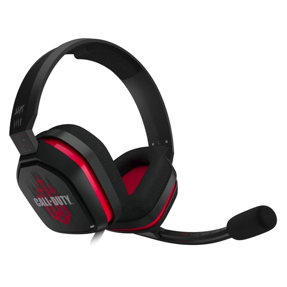 Headset Gamer Logitech A10 Call of Duty Cold War Black/Red