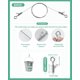 thumbnail image 5 of Kit de colgado de alambre para cuadros Stalishare 2 m, 22,6 kg, alta resistencia, 5 of 7