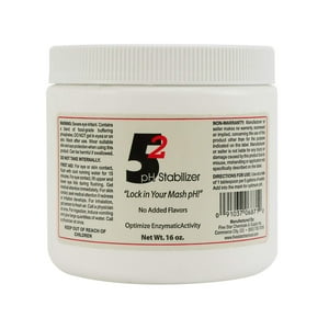 Estabilizador Five Star 5.2 Ph Para Puré Y Hervidor De Agua, 454 G