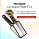 thumbnail image 3 of Juego de 2 piezas de raspadores de pies Microplane Colossal de acero inoxidable, 3 of 8