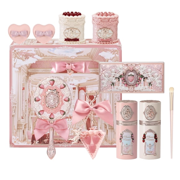 Set de Regalo Maquillaje Flower Knows Strawberry Cupid 12 Piezas