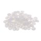 thumbnail image 3 of 100 Botones Redondos De Resina De 2 Agujeros De Color Caramelo Para Coser Manualidades, álbumes De Recortes, 1cm, Blanco, 3 of 5