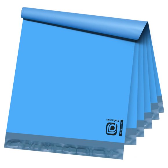 Sobres de Polietileno POLYSELLS 25 x 33 cm Azul 100 piezas