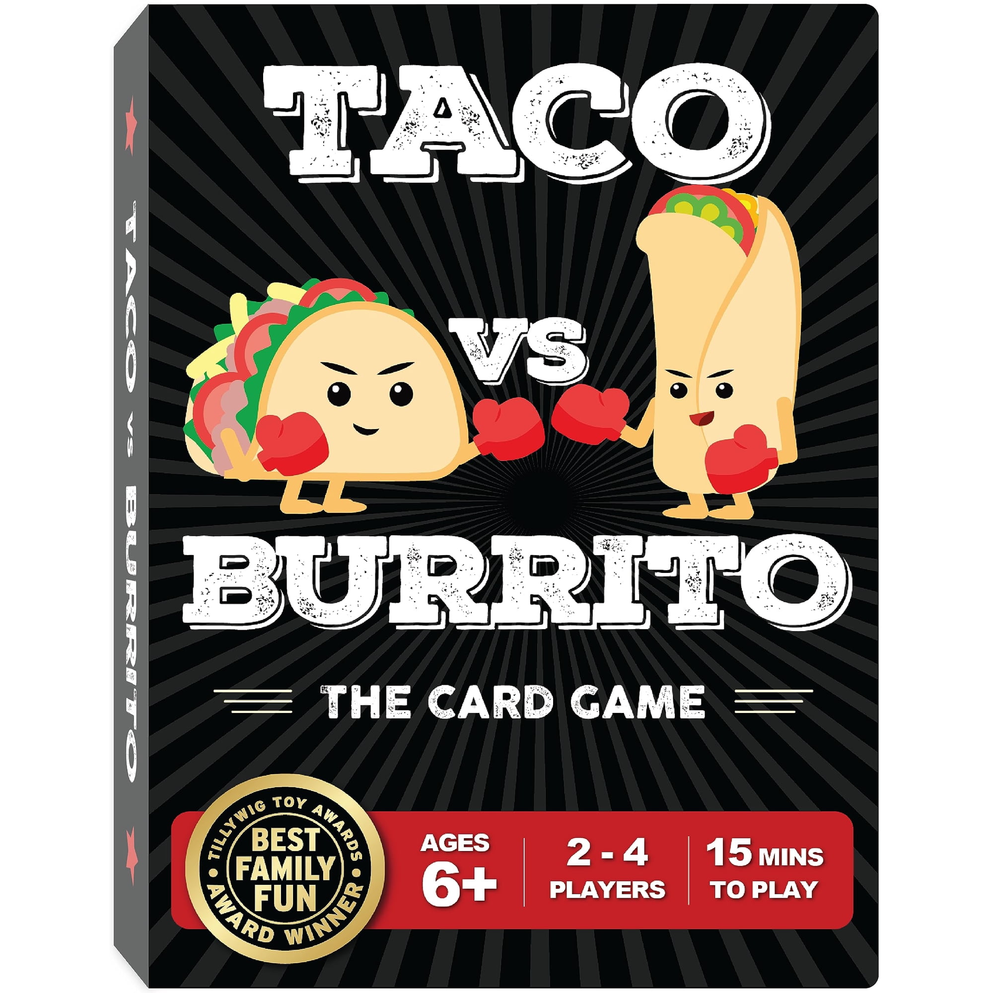Juego De Mesa Taco Vs Burrito Family Kids 6-12 Años Con Tarjetas