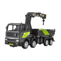 Magideal - Coche En Miniatura De Aleación De Simulación, Vehículo De Construcción, Vehículo De Construcción Fundido A Presión, Vehículo De Ingeniería De Juguete, Volquete De Grúa
