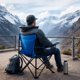 thumbnail image 3 of Silla Camping Azul Con Bolsa y Portavasos Plegable, 3 of 10