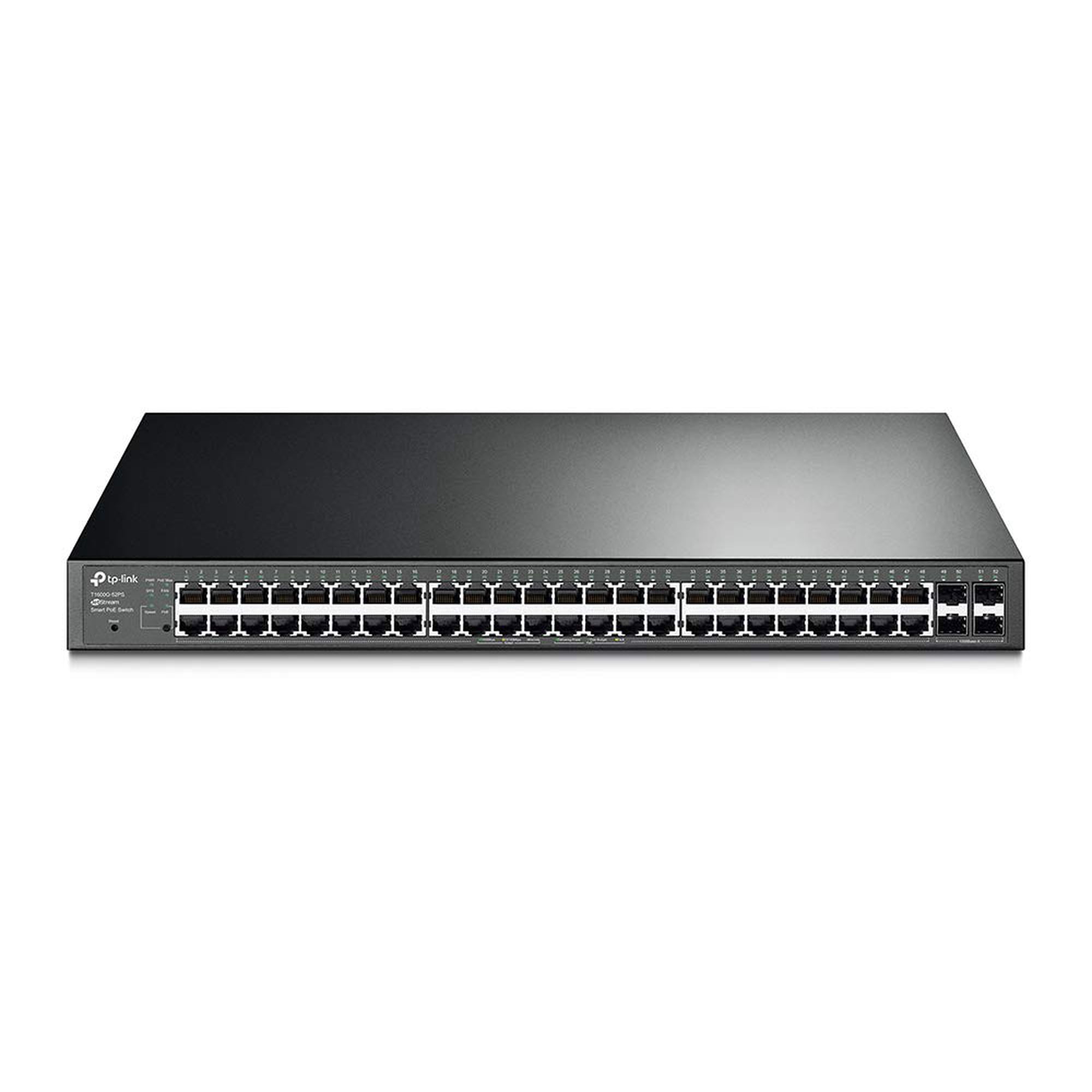 Switch Tp-link T1600g-52ps De 48 Puertos Gigabit Poe+ De 384 W
