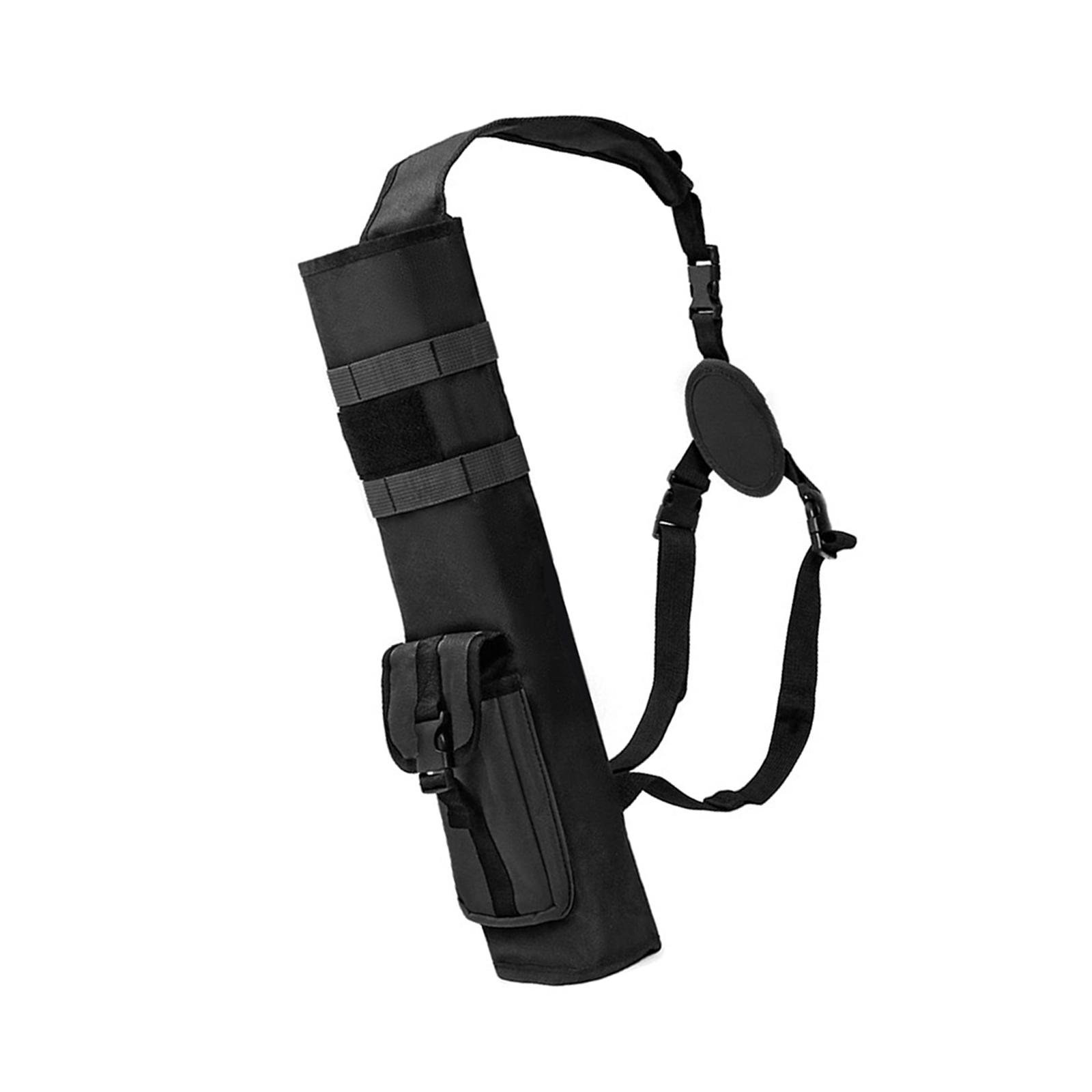 Ioensy - Bolsa De Almacenamiento Resistente Al Desgaste Y Multiusos, Bolsa De Flechas Para Caza Al Aire Libre, Color Negro