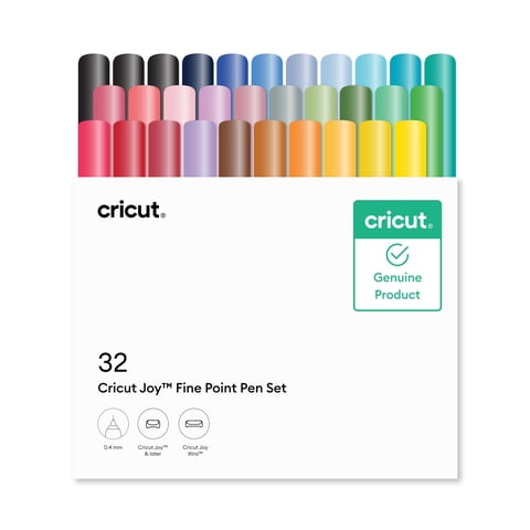 Juego De Bolígrafos Cricut Joy™ De Punta Fina De 0,4 Mm (32 Quilates) A Base De Agua
