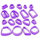 thumbnail image 3 of 18 Piezas De Cortadores De Arcilla Polimérica De Plástico Para Hacer Pendientes, Moldes Para Niños, 3 of 5