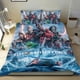 thumbnail image 1 of Cazafantasmas Conjunto de sábanas temático, trío de piezas, cómodo y amigable con la piel, diseño único, regalo de decoración para el hogar para familiares, amigos y fans,135cm *200cm, 1 of 6