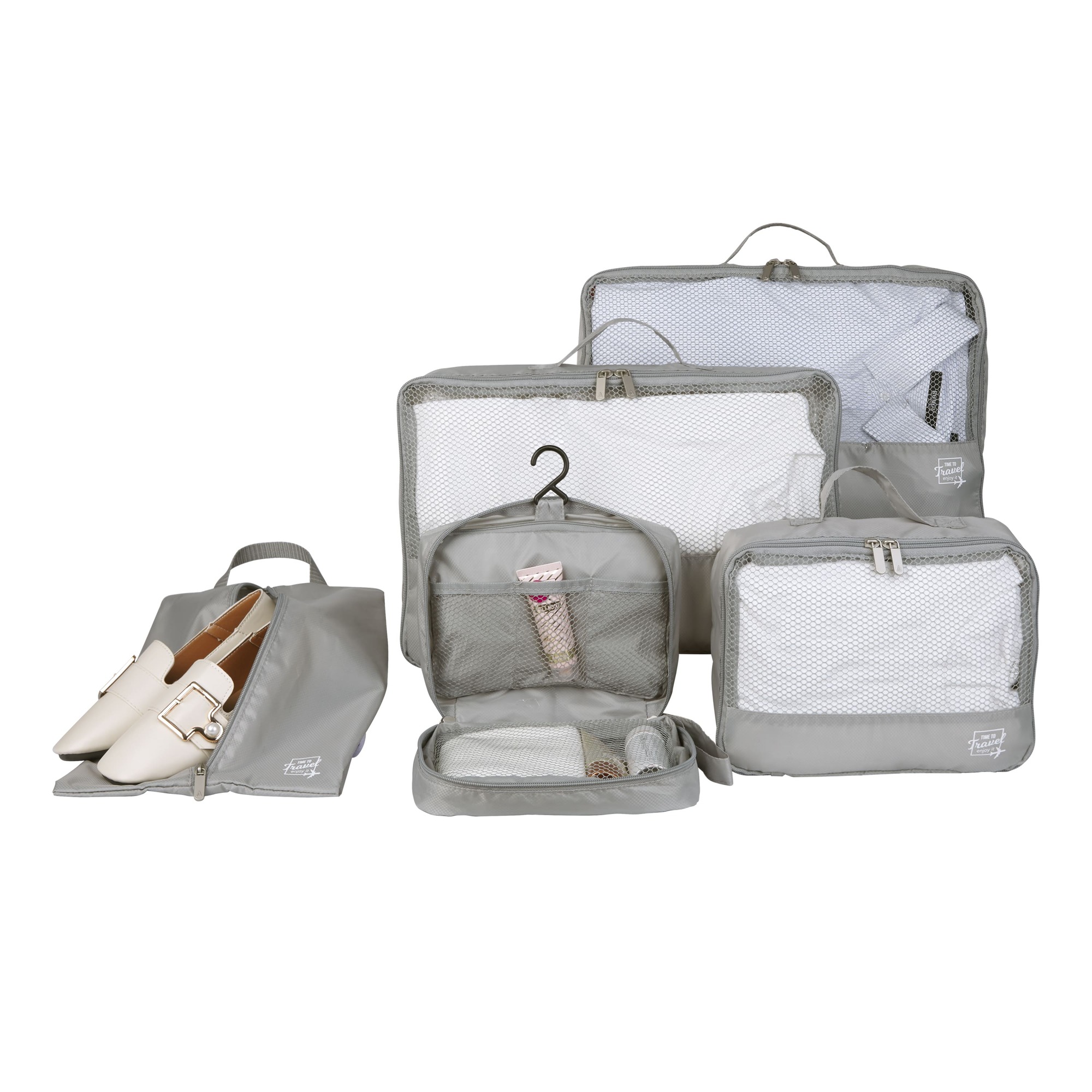 Topmarket - Pack 5 Bolsas De Viaje