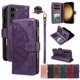 thumbnail image 1 of Para Samsung Galaxy S23 5G Funda Tipo Billetera, 9 Ranuras para Tarjetas Bloqueo RFID Bolso Cruzado Cubierta de Cuero, Bolsillo con Cierre, Correa de Muñeca y Hombro Desmontable, Funda Protectora, 1 of 11