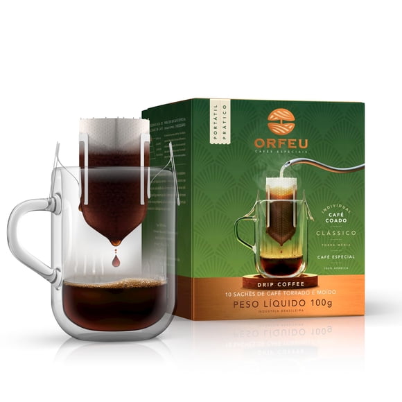 Café ORFEU Classic en sobres para filtro, arábica, tueste medio, 100 g