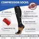 thumbnail image 3 of Calcetines de compresión Sooverki Copper 15-20 mmHg para hombre y mujer, 3 of 7