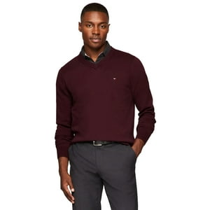 Jersey Tommy Hilfiger Colección 2024 Con Cuello En V Para Hombre