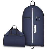 Xusx111 - 2 Paquetes De 40 Pulgadas De Traje Bolsa Bolsa De Ropa Para Viajes Y Almacenamiento, Bolsas De Ropa Para Colgar Ropa Con Cremallera Y Ventana Transparente Visible, Negro